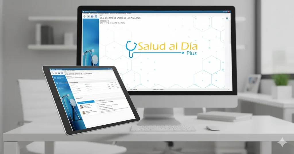 "Interfaz de Salud al Día: Software de historia clínica digital para consultorios médicos, con gestión de citas y datos de pacientes. Solución en alianza estratégica de Jazoft.